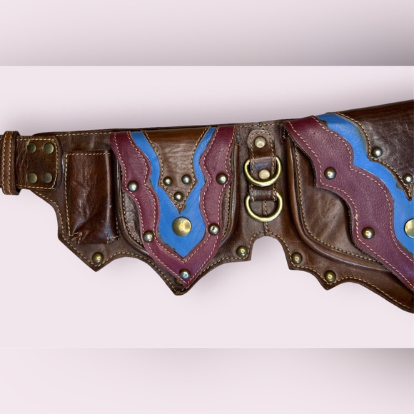 genuine leather. hip belt. utility belt. by naytures empire. - Picture 8 of 11